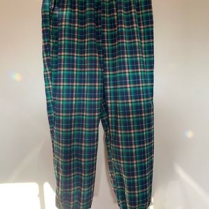SHEIN Green Plaid Pants